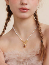 wearing Maria Pearl Necklace